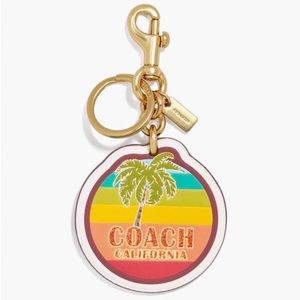Coach California key chain palm  tree 🌴🥰🎉